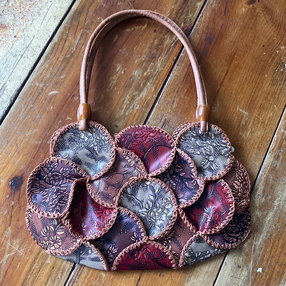 Elegant Multicolor Floral Women's Bag